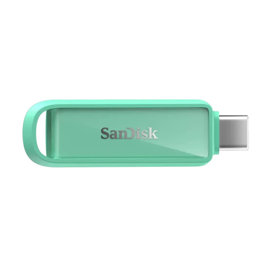 SanDisk Phone Drive with USB-C, Seafoam Green, 256GB