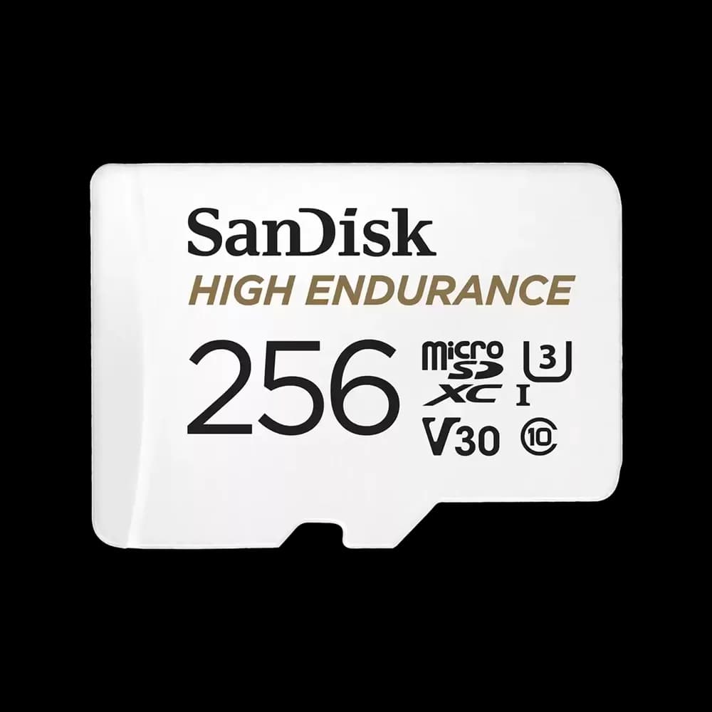 Sandisk High Endurance 256GB Class 10 MicroSDXC Card with Adapter