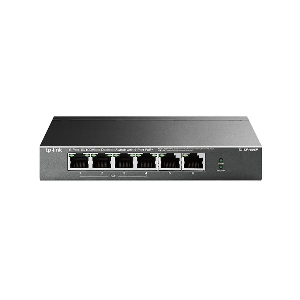 TP-Link 6 Port Unmanaged POE Desktop Switch