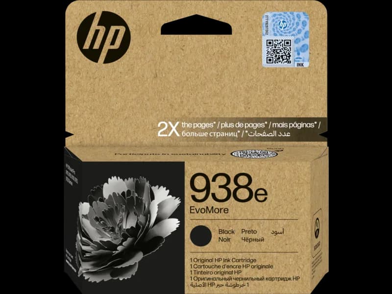 HP 938e EvoMore Black Original Ink Cartridge